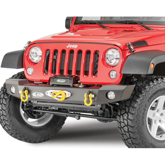 LoD Offroad JFB0741 Signature Series Mid-Width Front Winch Bumper without Bull Bar for 07-18 Jeep Wrangler JK