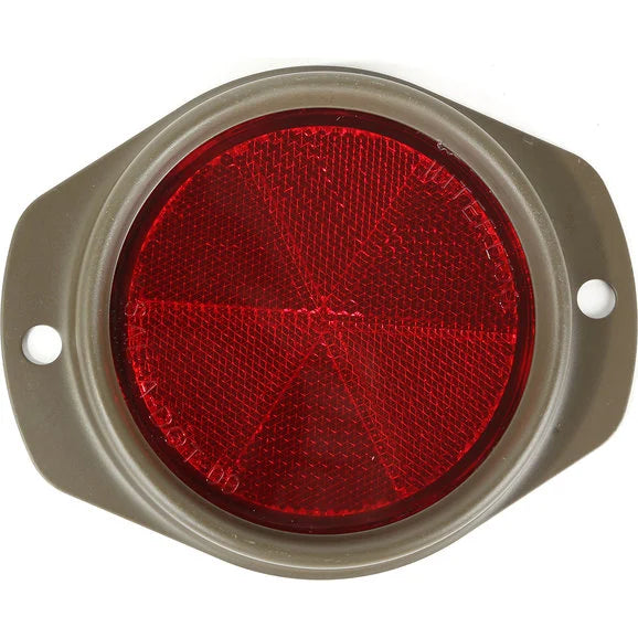 Load image into Gallery viewer, OMIX 12022.03 Olive Drab Red Reflector for 41-45 Jeep Willy&#39;s MB
