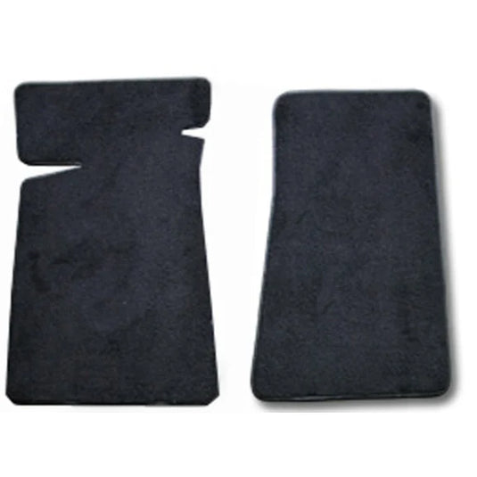 Auto Custom Carpets 1454276801 Custom Fit Floor Mat 2-Piece Set in Black for 76-83 Jeep CJ5