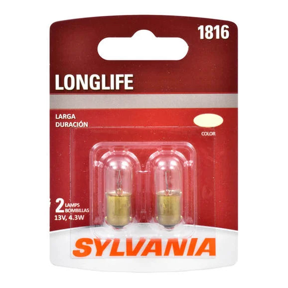 Sylvania 1816LL.BP2 #1816 Long Life Mini Bulb 2 Pack