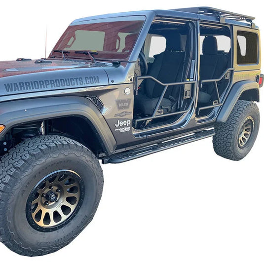 Warrior Products 6773 Front Adventure Tube Doors for 18-24 Jeep Wrangler JL & Gladiator JT