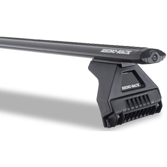 Rhino-Rack Vortex RL110 Gutter-Mount 2 Bar Roof Rack for 18-24 Jeep Wrangler JL & Gladiator JT