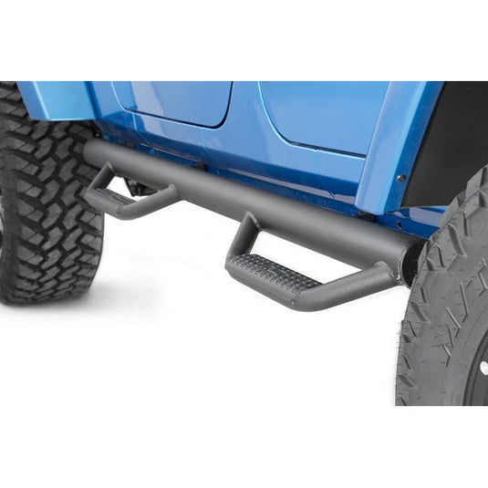 Rough Country 90764 Wheel to Wheel Nerf Steps for 07-18 Jeep Wrangler Unlimited JK