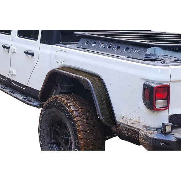 Load image into Gallery viewer, Warrior Products Rear Tube Fender Flares for 20-24 Jeep Gladiator JT
