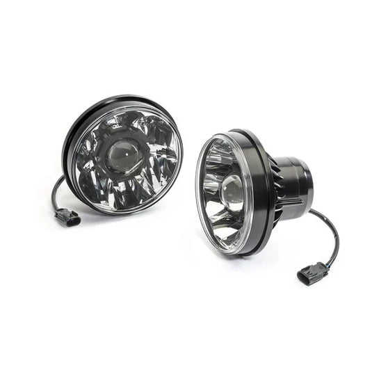 KC HiLiTES Gravity LED Pro 7" Headlights with 4" Gravity LED Fog Light Kit for 07-18 Jeep Wrangler JK