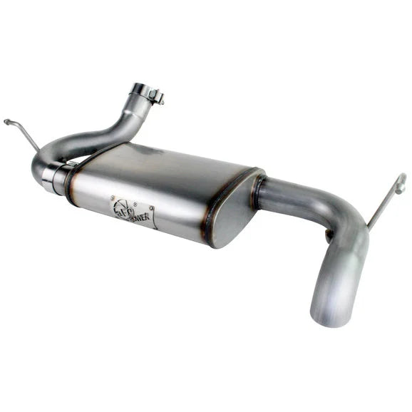 Load image into Gallery viewer, aFe Power 49-46219 Mach Force XP Hi-Tuck 2.5&quot; Axle Back Exhaust for 07-18 Jeep Wrangler JK with 3.6/3.8L
