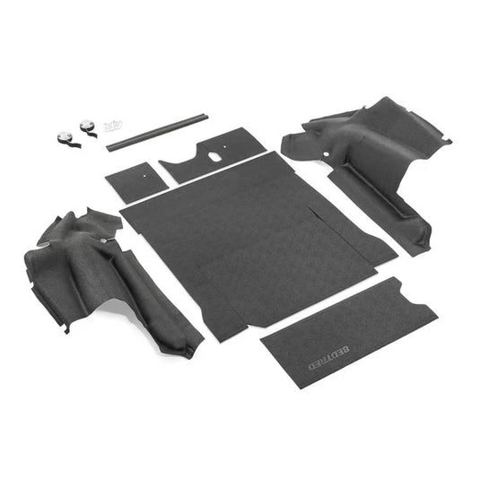 Bedrug BedTred Premium Molded Front & Rear Floor Liner Kit for 18-24 Jeep Wrangler JL Unlimited