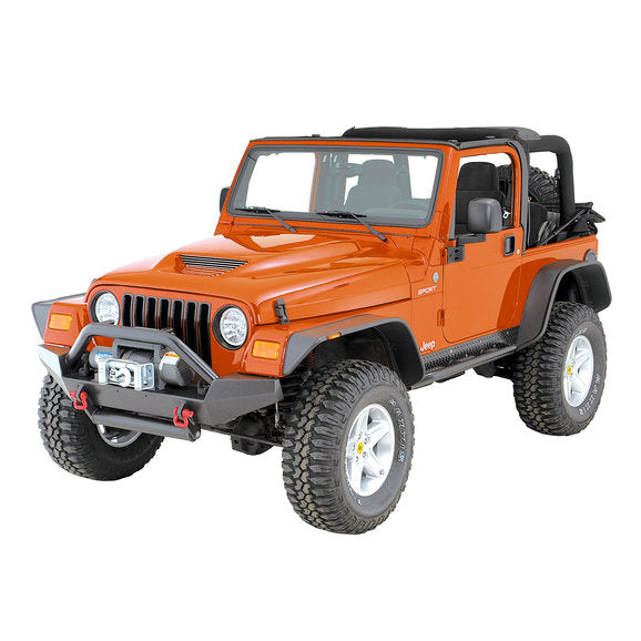 Load image into Gallery viewer, Cervini&#39;s Auto Design Ram Air Fiberglass Hood Factory Match Paint (Top &amp; Bottom) for 97-06 Jeep Wrangler TJ &amp; Unlimited
