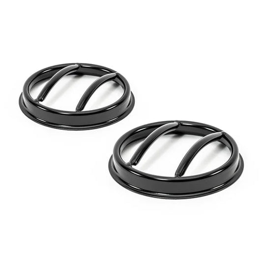 TACTIK Euro Style Fog Light Guards for 07-18 Jeep Wrangler JK