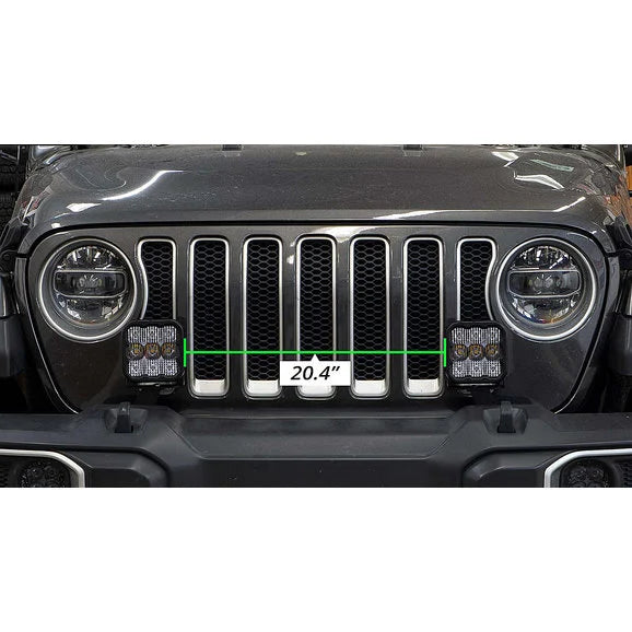 Load image into Gallery viewer, Diode Dynamics DD7283P Stage Series Bumper Bracket Kit for 18-22 Jeep Wrangler JL
