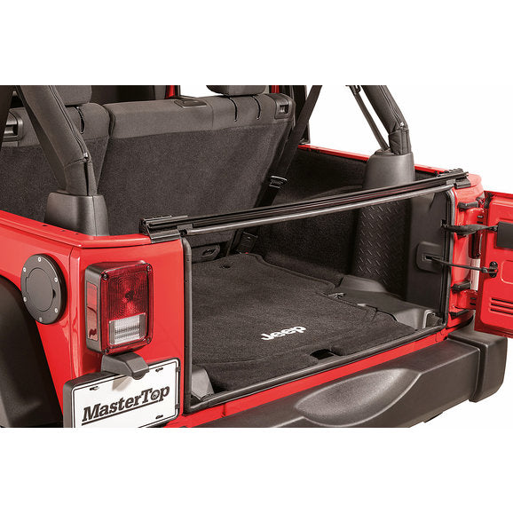 MasterTop 15438301 Tailgate Bar Replacement with Side Mounts for 07-18 Jeep Wrangler JK