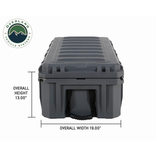 D.B.S. - Dark Grey 117 QT Dry Box With Drain And Bottle Opener