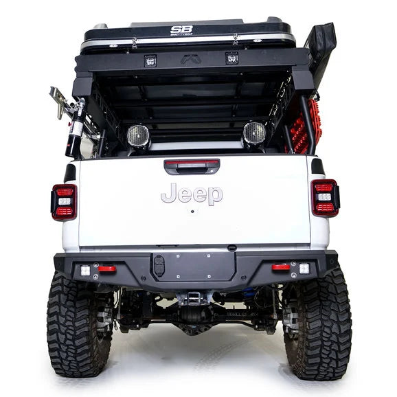 Fab Fours Rear Lifestyle Standard Bumper for 20-21 Jeep Gladiator JT