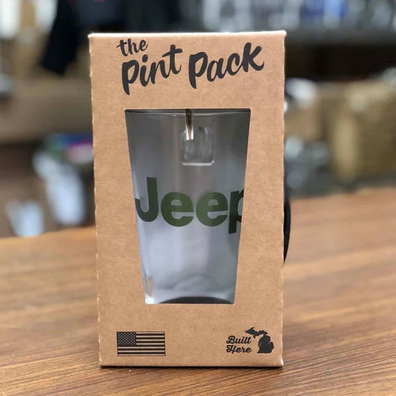 Load image into Gallery viewer, Jeep Merchandise Jeep Logo Pint Pack
