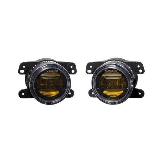 Diode Dynamics Elite Series Type MR Fog Lamps for 07-24 Jeep Wrangler JK, JL & Gladiator JT with Factory Steel Bumper