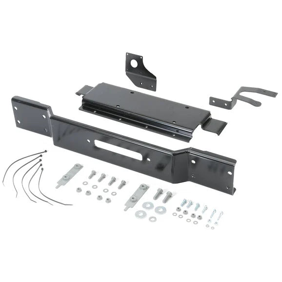 Mopar 82214786AB Winch Mounting Kit for 13-18 Jeep Wrangler JK with Rubicon 10th Anniversary Steel Front Bumper