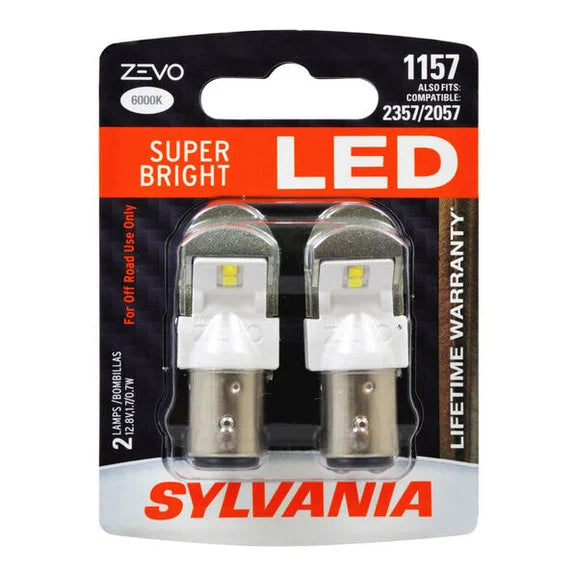 Load image into Gallery viewer, Sylvania 1157LED.BP2 #1157 White Zevo LED Mini 2 Pack
