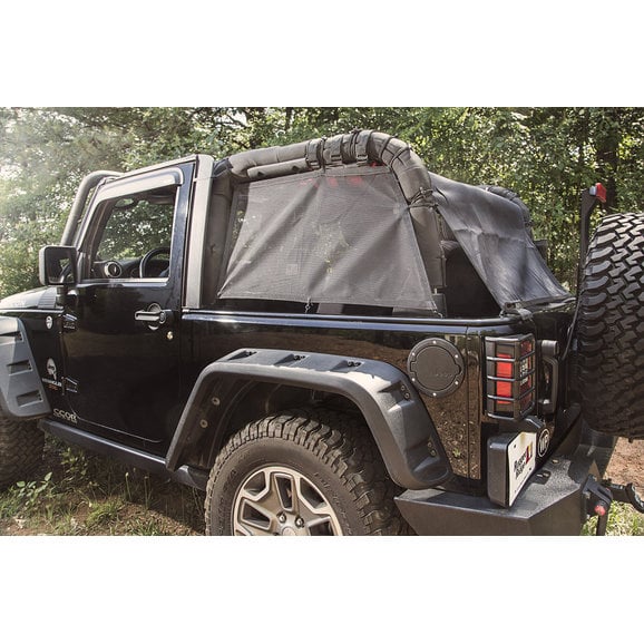 Load image into Gallery viewer, Rugged Ridge 13579.41 Eclipse Cargo Barrier for 07-18 Jeep Wrangler JK 2 Door
