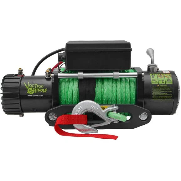 VooDoo Offroad P000026 Summoner 9500lb Winch with 85' Synthetic Rope