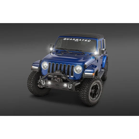 Load image into Gallery viewer, Quadratec Premium LED Projector Beam Headlight Kit for 18-22 Jeep Wrangler JL &amp; Gladiator JT
