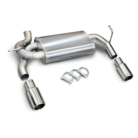 Corsa Performance 24412 dB Performance by Corsa Dual Rear Exit Axle Back Exhaust for 07-18 Jeep Wrangler JK