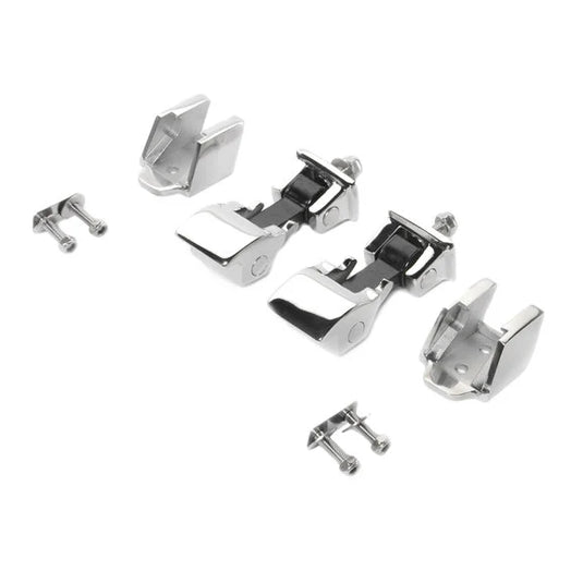 Crown Automotive RT26044 Stainless Steel Hood Catch Kit for 97-06 Jeep Wrangler TJ & Unlimited