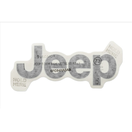 Mopar Jeep Lettering for 97-06 Jeep Wrangler TJ & Unlimited