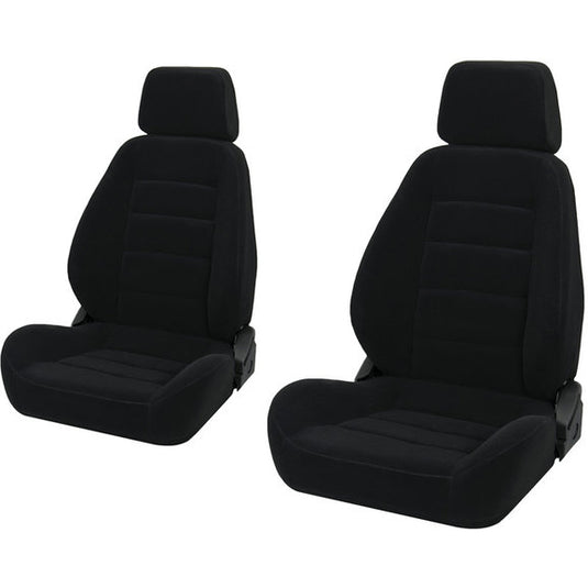 Corbeau Sport Seat Pair for 76-18 Jeep CJ-5, CJ-7, CJ-8 Scrambler, Wrangler YJ, TJ, JK & Unlimited