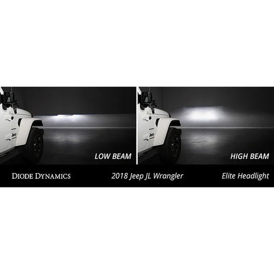 Diode Dynamics DD5165 Elite Max LED Headlights for 18-22 Jeep Wrangler JL and Gladiator JT