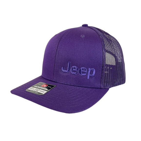 Load image into Gallery viewer, Jeep Merchandise Jeep Text TONAL Trucker Hat
