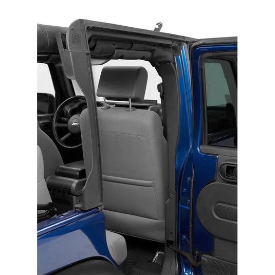 Bestop 5501101 Door Surround Kit for 10-18 Jeep Wrangler Unlimited JK with Factory Soft Top & 07-18 Wrangler Unlimited with Supertop NX or Trektop NX