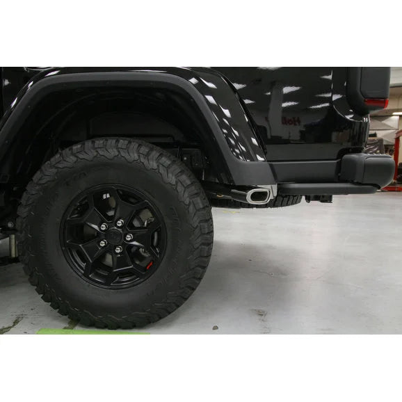 Load image into Gallery viewer, Hooker Headers BH5416 BlackHeart Dual Exit Axle-Back Exhaust Kit w/o Muffler for 20-24 Jeep Gladiator JT 3.6L
