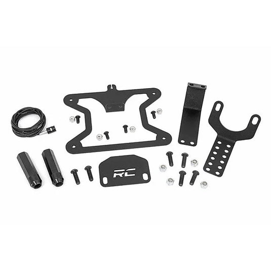 Rough Country 10541 License Plate Adapter for 07-18 Jeep Wrangler JK