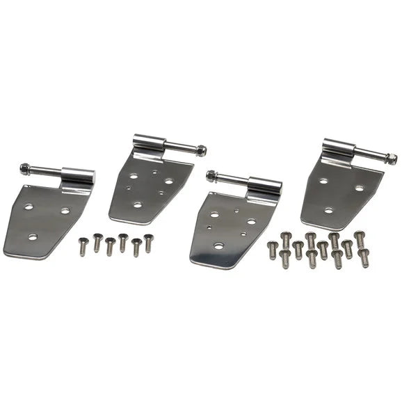 Load image into Gallery viewer, Kentrol Stainless Steel Full &amp; Half Door Hinges for 97-02 Jeep Wrangler TJ &amp; Unlimited
