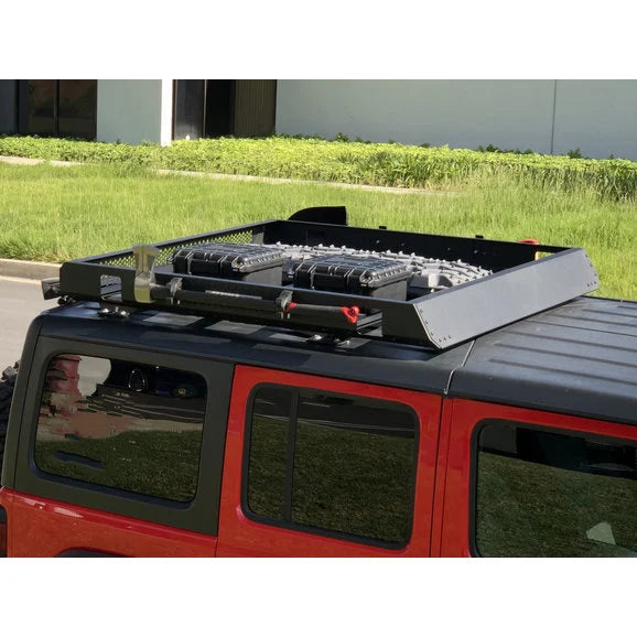 Load image into Gallery viewer, Go Rhino SRM400 Series Roof Rack for 18-21 Jeep Wrangler JK, JL, and Gladiator JT
