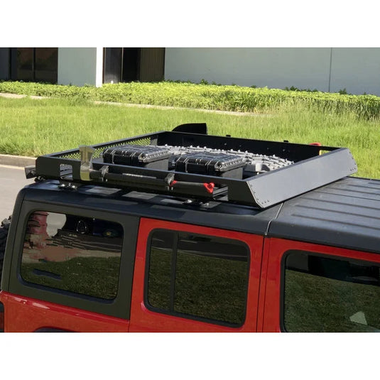 Go Rhino SRM400 Series Roof Rack for 18-21 Jeep Wrangler JK, JL, and Gladiator JT