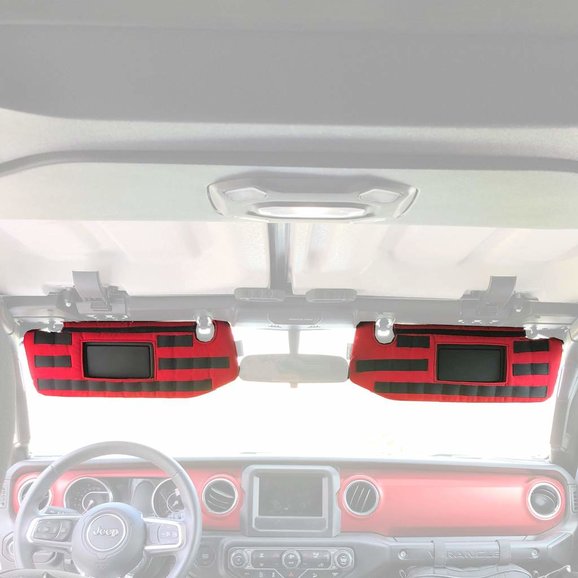 Load image into Gallery viewer, Bartact PALS MOLLE Sun Visor Covers for 20-24 Jeep Gladiator JT
