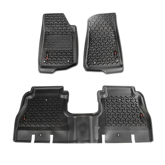 Rugged Ridge Floor Liners for 18-24 Jeep Wrangler JL Unlimited 4-Door