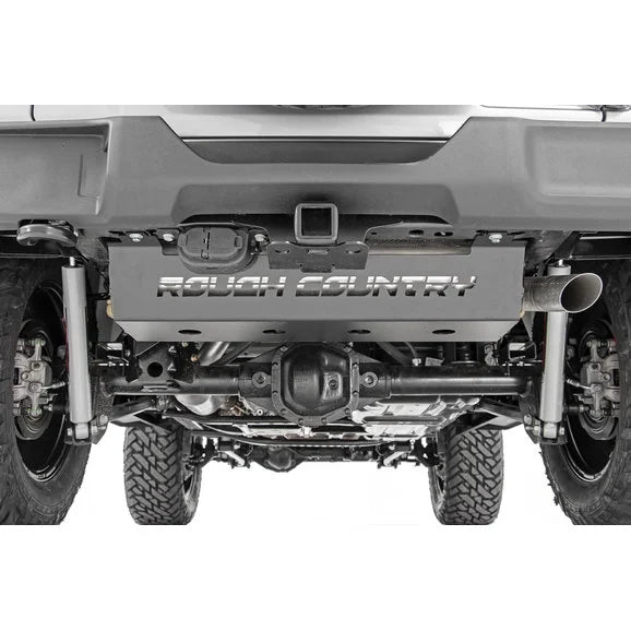 Load image into Gallery viewer, Rough Country 10599 Muffler Skid Plate for 18-24 Jeep Wrangler JL
