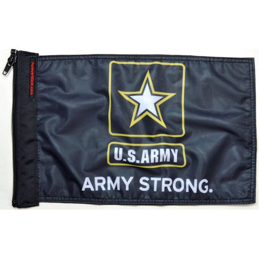 Forever Wave 12" x 18" Military Flags