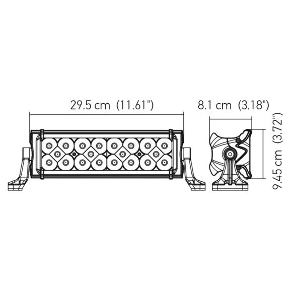 Load image into Gallery viewer, Hella 357210001 ValueFit Pro 20 LED 12&quot; Light Bar- Spot Beam
