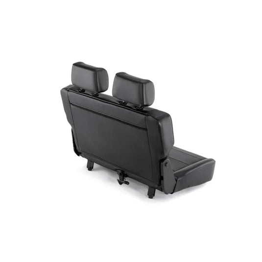 Quadratec Heritage Fold & Tumble Rear Bench Seat for 55-95 Jeep CJ & Wrangler YJ