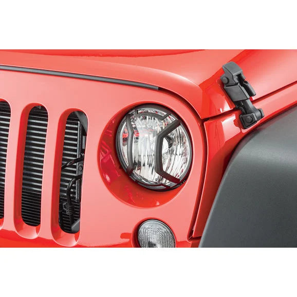 Rugged Ridge Elite Euro Headlight Guards for 07-18 Jeep Wrangler JK