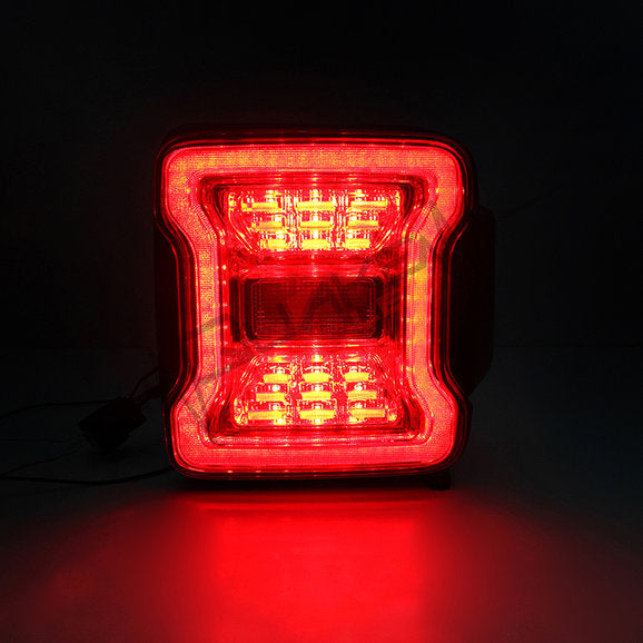 Load image into Gallery viewer, Quake LED QTE345 Redout LED Tail Lights for 18-24 Jeep Wrangler JL
