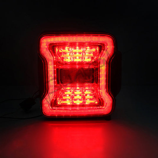 Quake LED QTE345 Redout LED Tail Lights for 18-24 Jeep Wrangler JL