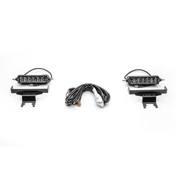 Load image into Gallery viewer, ZROADZ Z394941-KIT Rear Window Hinges Light Brackets with (2) 6&quot; LED Lights for 18-24 Jeep Wrangler JL
