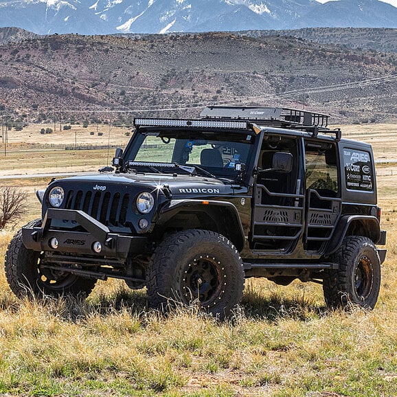 Load image into Gallery viewer, Aries 2070450 Roof Rack Crossbars for 07-18 Jeep Wrangler JK
