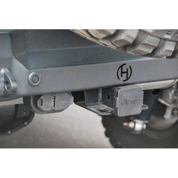 Load image into Gallery viewer, HyLine OffRoad Summit Rear Bumper for 18-24 Jeep Wrangler JL
