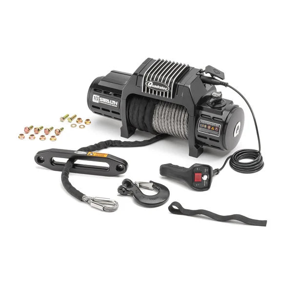 Load image into Gallery viewer, Quadratec Q-Performance Stealth Winch
