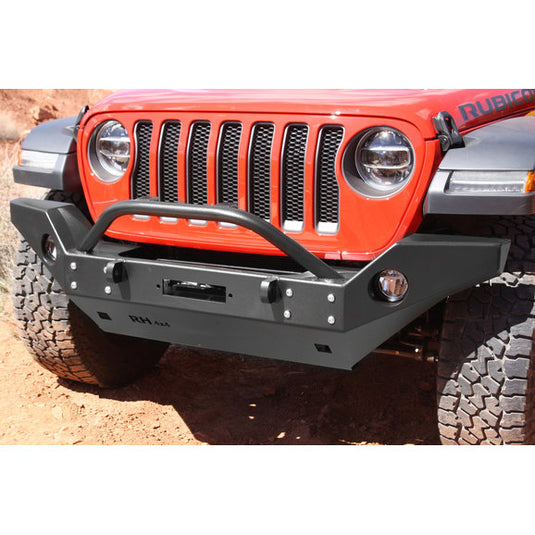 Rock Hard 4X4 Patriot Series Front Winch Bumper for 18-21 Jeep Wrangler JL & Gladiator JT